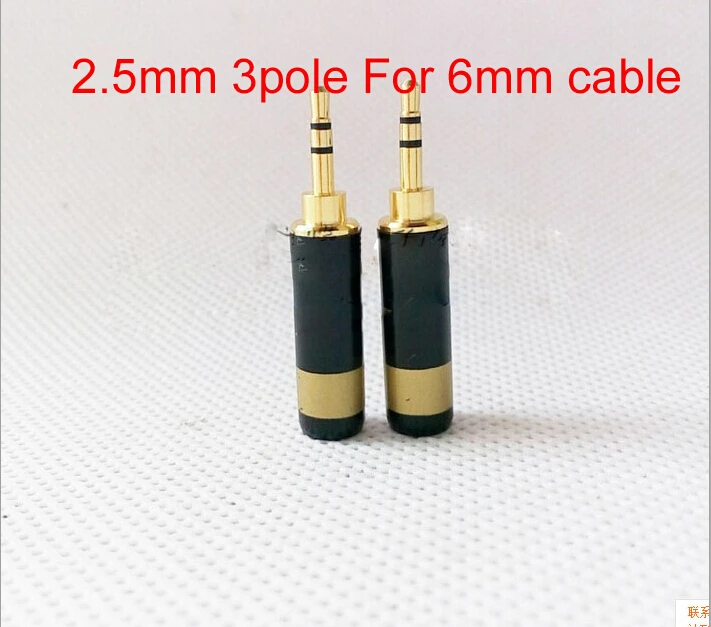 100pcs Gold-plated copper For 6mm Cable 2.5mm 3 pole with Belt clip Plug Male Headphone Jack Audio Connector Adapter
100pcs Gold-plated copper For 6mm Cable 2.5mm 3 pole with Belt clip Plug Male Headphone Jack Audio Connector Adapter