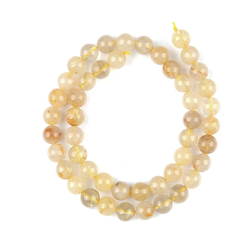 3A Natural Stone Round Genuine Rutilated Quartz Beads stone Loose Strand Beads 15" 6-12MM Pick Size DIY Jewelry Making Bracelets
3A Natural Stone Round Genuine Rutilated Quartz Beads stone Loose Strand Beads 15" 6-12MM Pick Size DIY Jewelry Making Bracelets