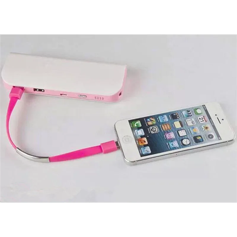 Мода usb зарядка кабель синхронизации данных для iphone 5 6 7 плюс браслет на запястье