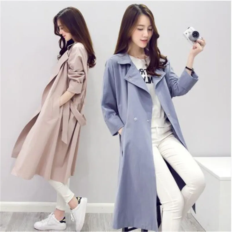 2018 New Trench Coat For Women Turn-down Collar Women's Coats British Clothing Long Female Spring Autumn Womens Windbreaker A686
2018 New Trench Coat For Women Turn-down Collar Women's Coats British Clothing Long Female Spring Autumn Womens Windbreaker A686