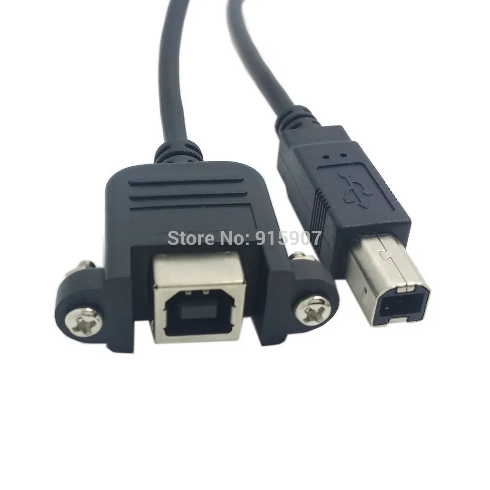 Xiwai 50cm USB 2.0 B Type Male to Female Printer Scanner Hard Disk Extension Cable with Screws for Panel Mount
Xiwai 50cm USB 2.0 B Type Male to Female Printer Scanner Hard Disk Extension Cable with Screws for Panel Mount