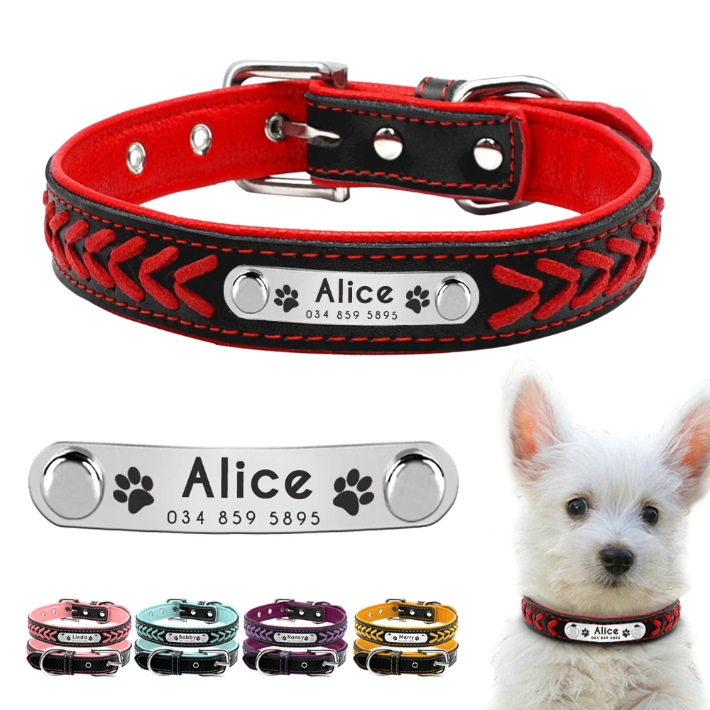 Personalized Dog Collar Customized Dog Collars Padded PU Leather Pet Collar Name ID Collars for Small Medium Large Dogs Cats
Personalized Dog Collar Customized Dog Collars Padded PU Leather Pet Collar Name ID Collars for Small Medium Large Dogs Cats