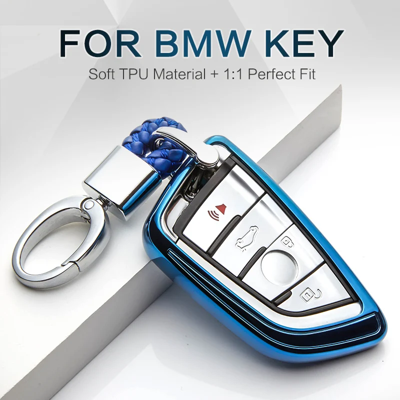 Фото Новинка ТПУ чехол для автомобильного ключа Bmw X5 F15 E53 E70 X1 F48 X3 F25 E83 X4 G30 X6 F16 F10 F31 F30 E30 1
