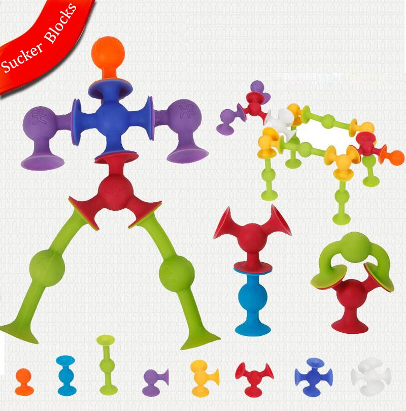 Fun Little Suckers Silicone Soft Blocks Building Robot Educational Creative Toy Shape Color Cognition Development Tool Set
Fun Little Suckers Silicone Soft Blocks Building Robot Educational Creative Toy Shape Color Cognition Development Tool Set