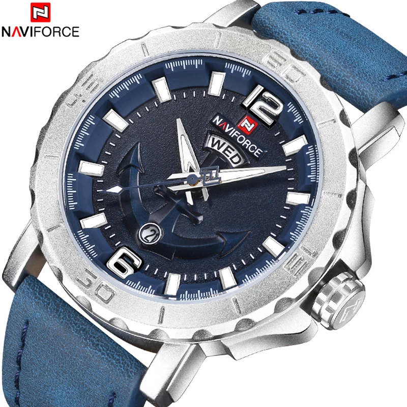 New NAVIFORCE Watch For Men Fashion Casual Men Quartz Wristwatch Analog Date Clock Luxury Brand Man Sport 3ATM Waterproof Watch
New NAVIFORCE Watch For Men Fashion Casual Men Quartz Wristwatch Analog Date Clock Luxury Brand Man Sport 3ATM Waterproof Watch
