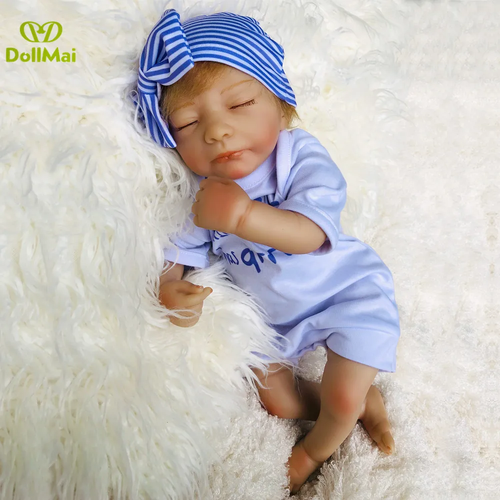 Handmade cotton body silicone reborn baby dolls 19" 45cm realistic newborn rebirth babies toy gift bebes reborn
Handmade cotton body silicone reborn baby dolls 19" 45cm realistic newborn rebirth babies toy gift bebes reborn