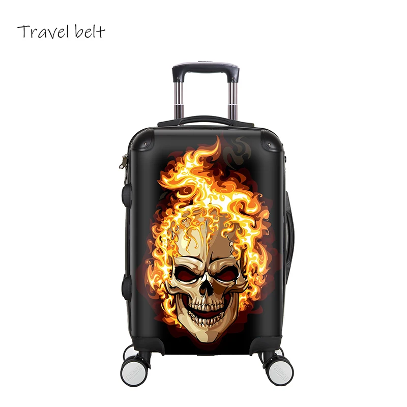Travel Belt Creative 3D Skull Rolling Luggage Spinner 28 inch Suitcase Wheels 20 inch Black Cabin Trolley Travel Bag
Travel Belt Creative 3D Skull Rolling Luggage Spinner 28 inch Suitcase Wheels 20 inch Black Cabin Trolley Travel Bag