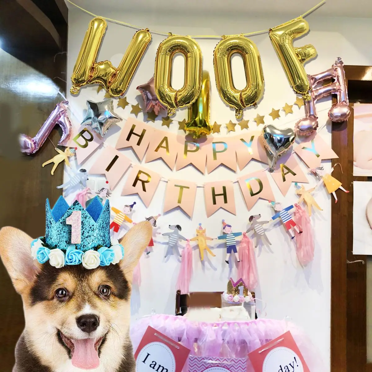 4PCS 16'' Foil Balloon Woof Letter Balloon Decorative Balloon Decoration for Pets Birthday Party
4PCS 16'' Foil Balloon Woof Letter Balloon Decorative Balloon Decoration for Pets Birthday Party