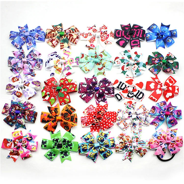 New A variety of cartoon design Boutique Hair Bow with Clips for Girls Large Bow Elastic Hair Bands Hair Accessories 30pcs/lot
New A variety of cartoon design Boutique Hair Bow with Clips for Girls Large Bow Elastic Hair Bands Hair Accessories 30pcs/lot