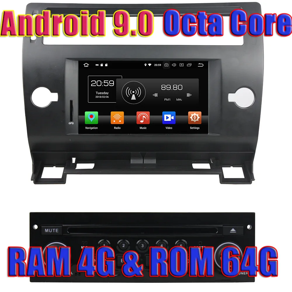 WANUSUAL 7" Octa Core Android 9.0 GPS Navigation For Citroen C4 2005 2006 2007 2008 2009 2010 2011 DVD Radio Player TWO Din MP4
WANUSUAL 7" Octa Core Android 9.0 GPS Navigation For Citroen C4 2005 2006 2007 2008 2009 2010 2011 DVD Radio Player TWO Din MP4
