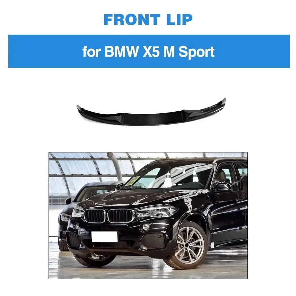 Передний спойлер для губ из углеродного волокна защитный фартук подбородка BMW X5 M