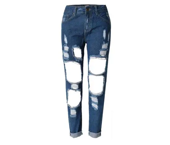 Women Slim High Waist Denim Pants Loose Straight Jeans Ripped Hole Ankle-Length Casual Large Size Denim Trousers 6 Colors D138
Women Slim High Waist Denim Pants Loose Straight Jeans Ripped Hole Ankle-Length Casual Large Size Denim Trousers 6 Colors D138