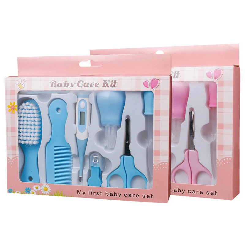 8/10Pcs Safety Baby Health care Set Kids Grooming Kit Manicure Nail Clippers Comb Emery Thermometer HairbrushNewborn Care tool
8/10Pcs Safety Baby Health care Set Kids Grooming Kit Manicure Nail Clippers Comb Emery Thermometer HairbrushNewborn Care tool