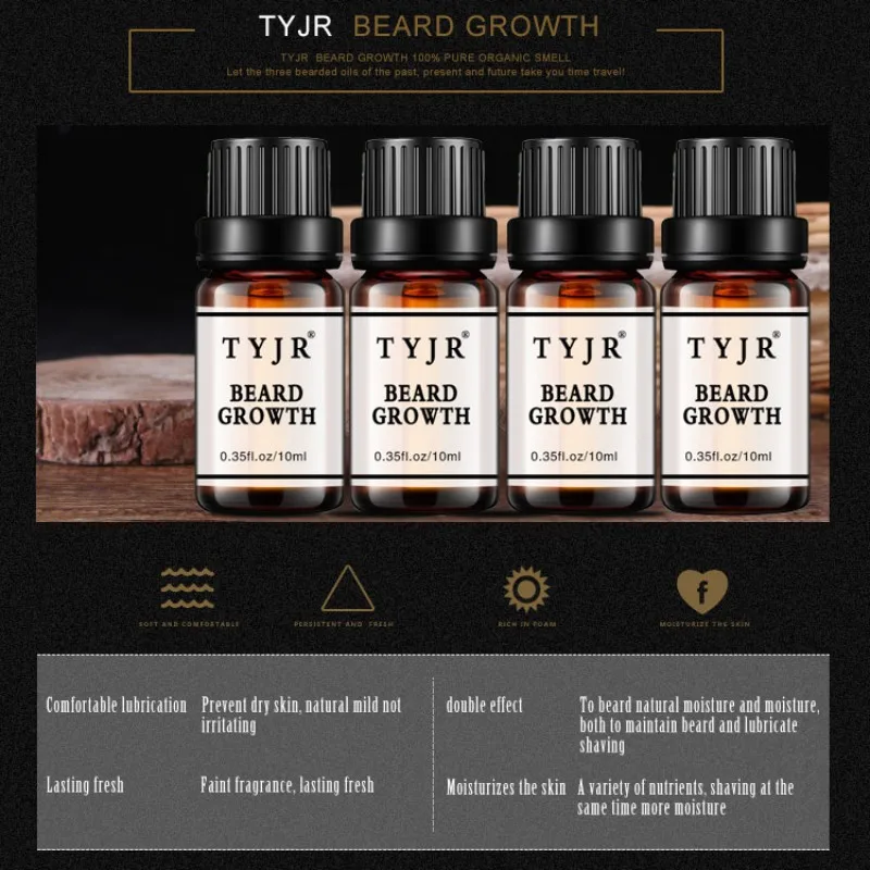 10ML Gentlemen Beard Care Men Beard Oil for Styling Growth Moisturizing Smoothing Conditioner
10ML Gentlemen Beard Care Men Beard Oil for Styling Growth Moisturizing Smoothing Conditioner