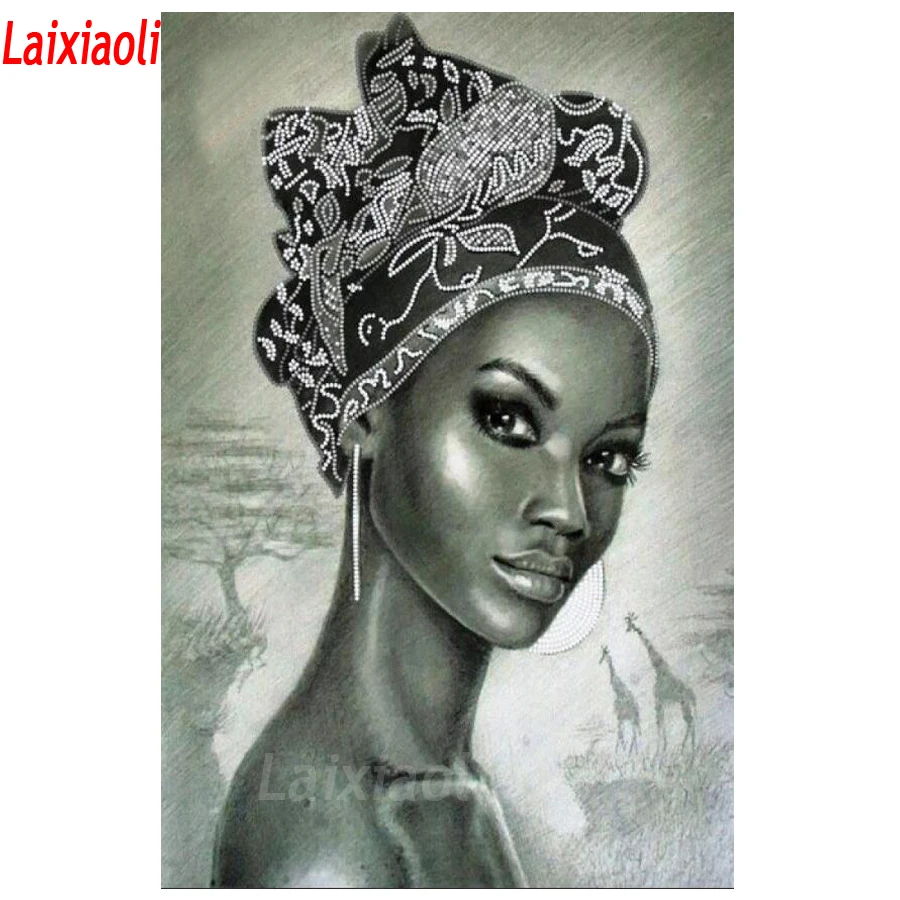 diamond embroidery,5d diamond painting Afro Girl African lady diamond mosaic picture of rhinestones cross stitch black white art
diamond embroidery,5d diamond painting Afro Girl African lady diamond mosaic picture of rhinestones cross stitch black white art