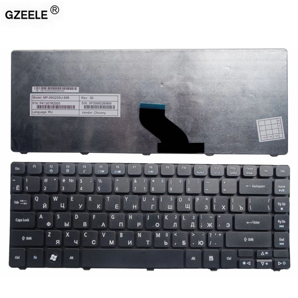 Новая русская клавиатура для ноутбука acer Aspire 4750G 3810 4743G 5942 4739Z 4820TG 4740 4740G 4741 4741G 4741Z