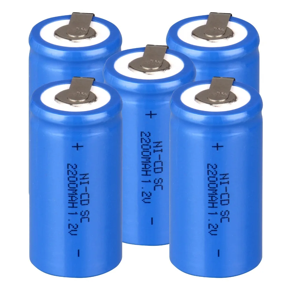 High quality ! 11 PCS Sub C SC battery rechargeable battery 1.2V 2200mAh Ni-Cd Ni-Cd Battery Blue Batteries -4.25*2.2cm
High quality ! 11 PCS Sub C SC battery rechargeable battery 1.2V 2200mAh Ni-Cd Ni-Cd Battery Blue Batteries -4.25*2.2cm