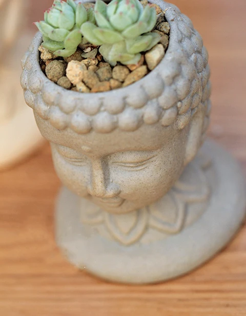 

PRZY Silicone Mold 3d Vase Molds Cement Planter Mould Buddha Head Flower Pots Handemade Mold Silica Gel CIQ,EEC,CE / EU 001