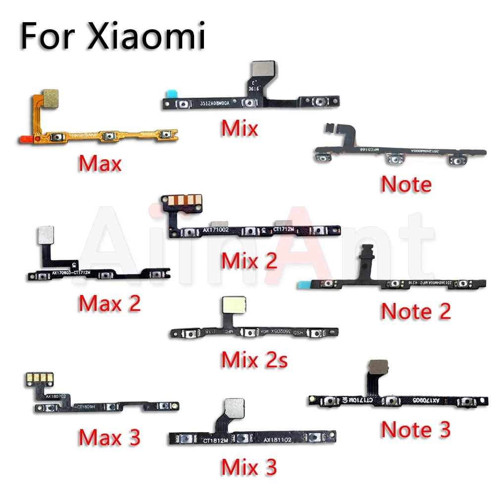 Original Up Down Button Mute key Switch On Off Volume Power Flex Cable For Xiaomi Mi Note Max Mix 2 2s 3 F1 A3 A2 A1 Lite Pro
Original Up Down Button Mute key Switch On Off Volume Power Flex Cable For Xiaomi Mi Note Max Mix 2 2s 3 F1 A3 A2 A1 Lite Pro