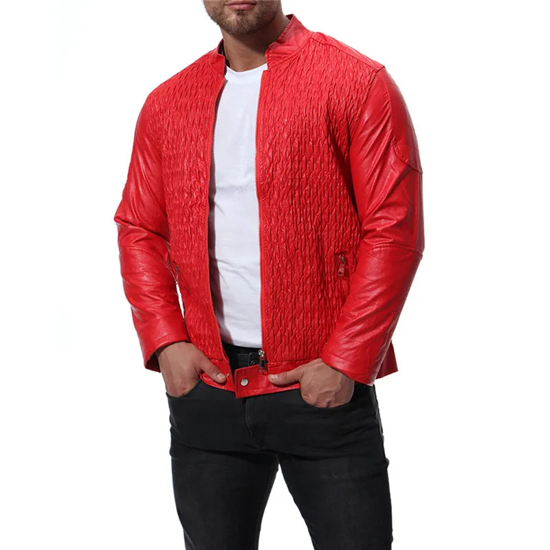 New Men's Leather 2018 Autumn new European and American style European size coat large size Leather jacket Size S-XXL XXXL
New Men's Leather 2018 Autumn new European and American style European size coat large size Leather jacket Size S-XXL XXXL