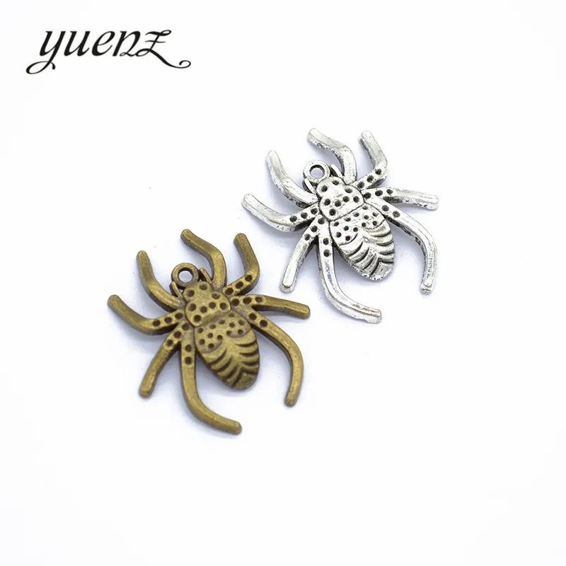Подвеска-паук YuenZ, 2 цвета, из бронзы, 29 * браслеты, подвесные колье мм, D269, 6 шт., для самодельных металлических украшений 25,5
Подвеска-паук YuenZ, 2 цвета, из бронзы, 29 * браслеты, подвесные колье мм, D269, 6 шт., для самодельных металлических украшений 25,5