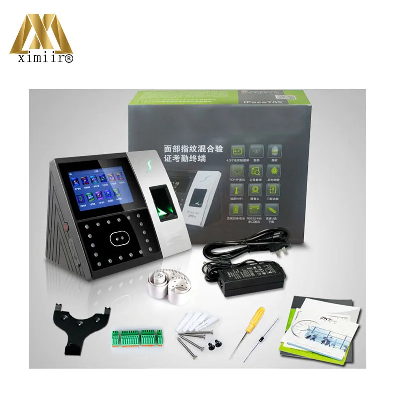 Biometric Iface702-H 1200 face capacity face and fingerprint time attendance and access control system optional Webserve ADMS 
Biometric Iface702-H 1200 face capacity face and fingerprint time attendance and access control system optional Webserve ADMS