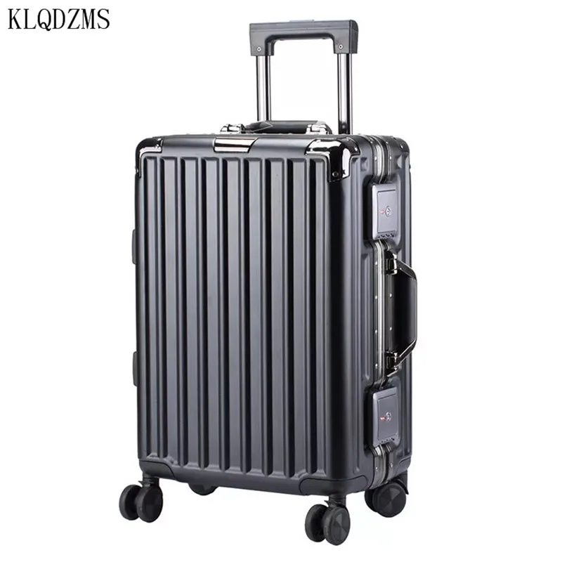KLQDZMS 20/24Inch High Quality Aluminum Frame Travel Suitcase Men Business Rolling Luggage Spinner Women Trolley Bags On Wh
KLQDZMS 20/24Inch High Quality Aluminum Frame Travel Suitcase Men Business Rolling Luggage Spinner Women Trolley Bags On Wh