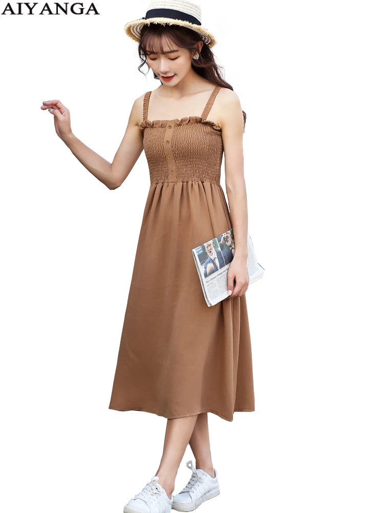 AIYANGA Elegant Summer Dress Women 2019 Spaghetti Strap Long Dresses Female Chiffon Party Dress Street Wear
AIYANGA Elegant Summer Dress Women 2019 Spaghetti Strap Long Dresses Female Chiffon Party Dress Street Wear
