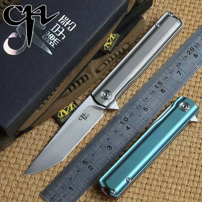 CH 3513 Folding knife M390 blade tactical ball bearing washer titanium outdoor survival camping hunting pocket knives EDC tools
CH 3513 Folding knife M390 blade tactical ball bearing washer titanium outdoor survival camping hunting pocket knives EDC tools