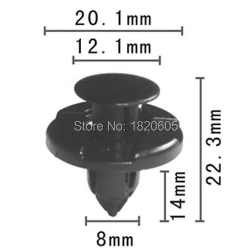 100 peices Fastener Rivet Push-Type Retainer Clips High quality Fit For Nissan 350Z For INFINITI G35 FX35 Fender 01553-09321
100 peices Fastener Rivet Push-Type Retainer Clips High quality Fit For Nissan 350Z For INFINITI G35 FX35 Fender 01553-09321