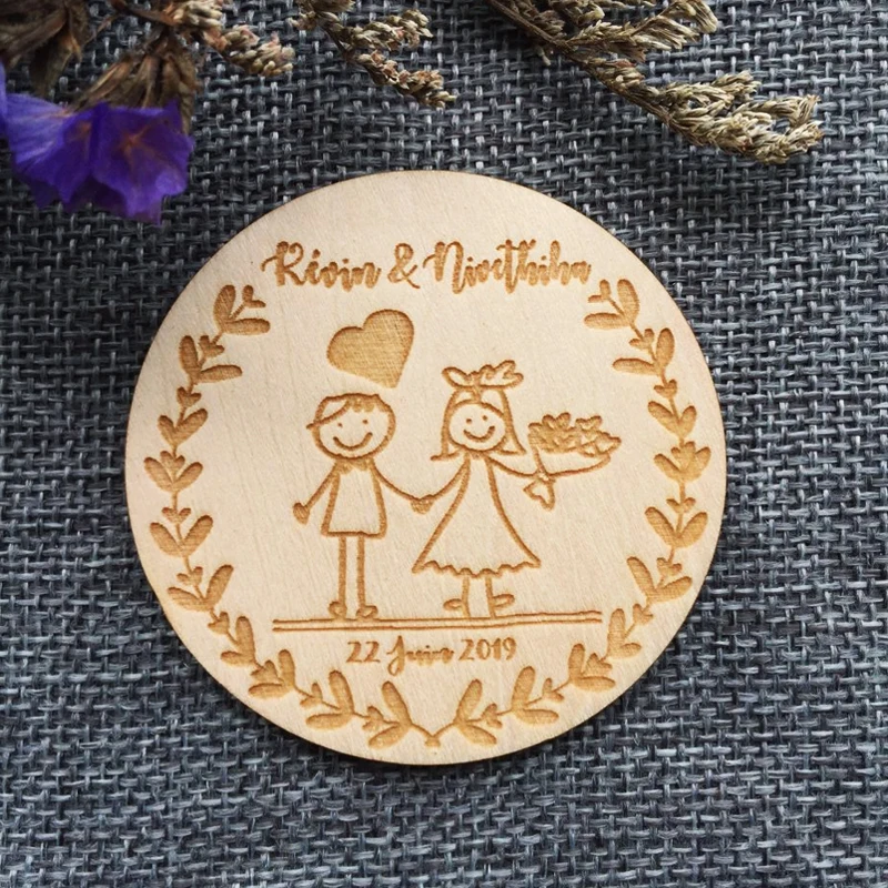 wooden engraving save the date magnets bride groom name label wedding gift party decoration souvenir, wedding gift for guests
wooden engraving save the date magnets bride groom name label wedding gift party decoration souvenir, wedding gift for guests
