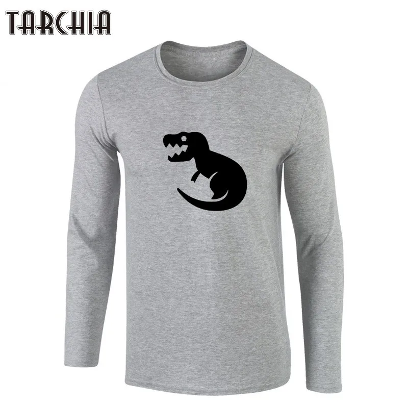 TARCHIA New Dinosaur Print Funny Men T-Shirt With Long Sleeve New Brand Men'S T Shirt Cotton Tees For Men Homme
TARCHIA New Dinosaur Print Funny Men T-Shirt With Long Sleeve New Brand Men'S T Shirt Cotton Tees For Men Homme