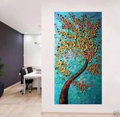 

MODERN ABSTRACT HUGE WALL ART OIL PAINTING ON CANVAS (no framed)