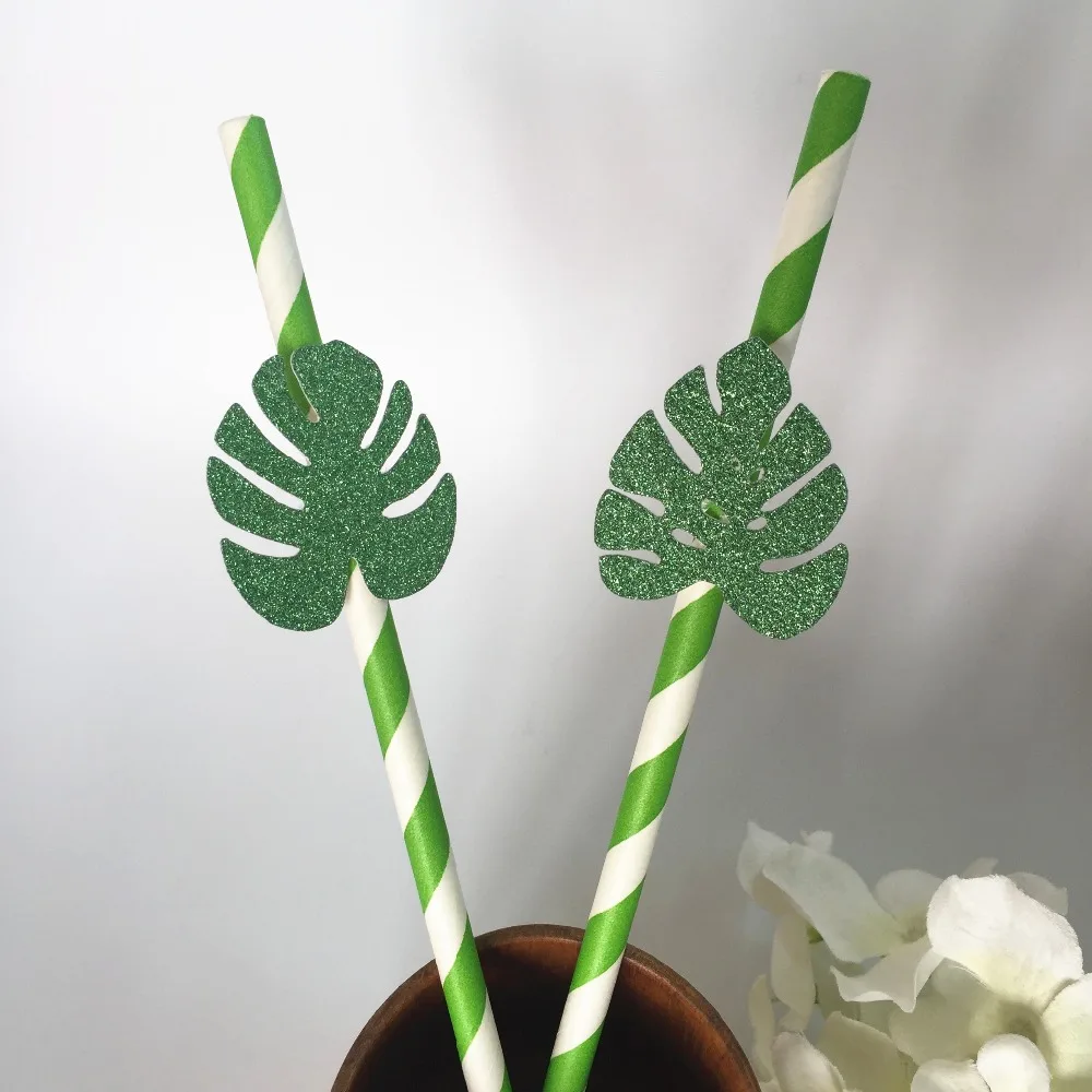 25 Green Tropical party Monster philodendron Leaf Paper drinking Straws summer wedding engagement 30th birthday decorations
25 Green Tropical party Monster philodendron Leaf Paper drinking Straws summer wedding engagement 30th birthday decorations