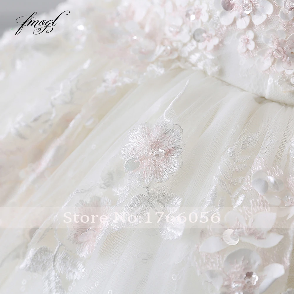 Fmogl Vestido De Noiva Princess Ball Gown Wedding Dresses 2019 Appliques Beaded Flowers Chapel Train Lace Bridal Dress
Fmogl Vestido De Noiva Princess Ball Gown Wedding Dresses 2019 Appliques Beaded Flowers Chapel Train Lace Bridal Dress