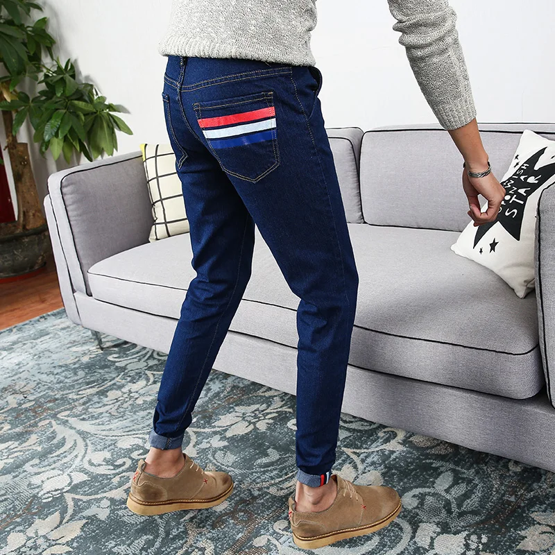 2019 New Spring Casual Slim Jeans Long Pencil Pants Dropshipping Mens Brands Fit Slim Trousers Elastic Waist Male Pantalones
2019 New Spring Casual Slim Jeans Long Pencil Pants Dropshipping Mens Brands Fit Slim Trousers Elastic Waist Male Pantalones