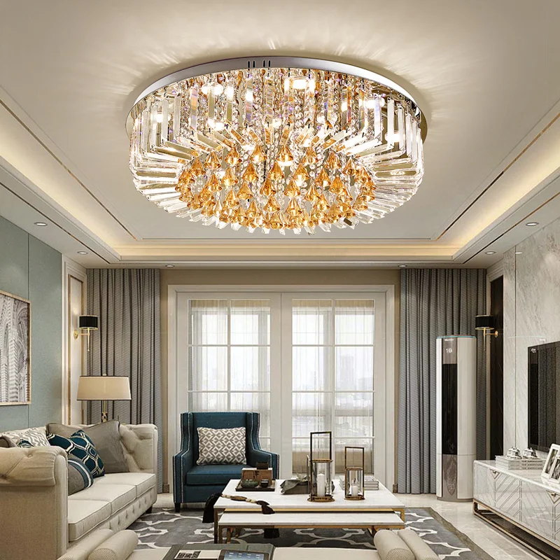 LED Light Modern Crystal Ceiling Lamp Round Ceiling Lights Fixture Home Indoor Lighting Remote Control 3 White Colors Dimmable
LED Light Modern Crystal Ceiling Lamp Round Ceiling Lights Fixture Home Indoor Lighting Remote Control 3 White Colors Dimmable