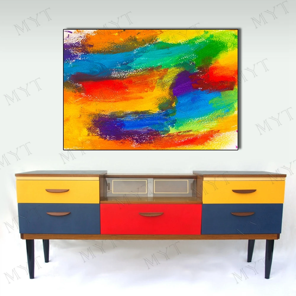 MYT Beautiful Rainbow Oil Paintings Art Modern Living Room Wall Decor Hand Painted Canvas Art Painting Pictures No Framed
MYT Beautiful Rainbow Oil Paintings Art Modern Living Room Wall Decor Hand Painted Canvas Art Painting Pictures No Framed