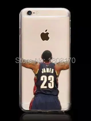 Фото Для Iphone 6 6S Plus 4 7 5 5S прозрачный чехол Jordan Sport Basketball Player TPU Мягкий силиконовый
