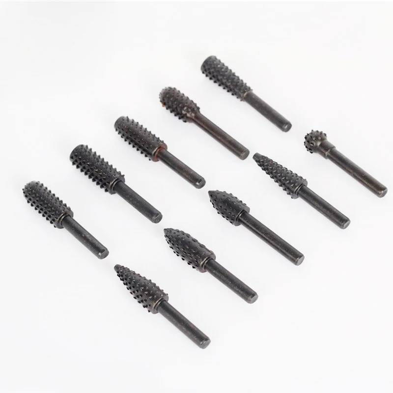 10pcs/lot File Rasp Set For Wood Drill Rasps Burrs Used Electric Grinder Tree Carving Wood Carving Power Tools Rotary Files
10pcs/lot File Rasp Set For Wood Drill Rasps Burrs Used Electric Grinder Tree Carving Wood Carving Power Tools Rotary Files