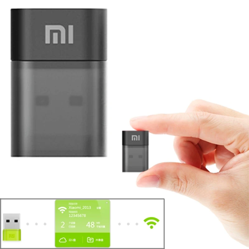 Original Xiaomi Mini Wifi 150Mbps 2.4GHz Portable Mini USB Wireless Router wifi adapter WI-FI Adapter with APP
Original Xiaomi Mini Wifi 150Mbps 2.4GHz Portable Mini USB Wireless Router wifi adapter WI-FI Adapter with APP
