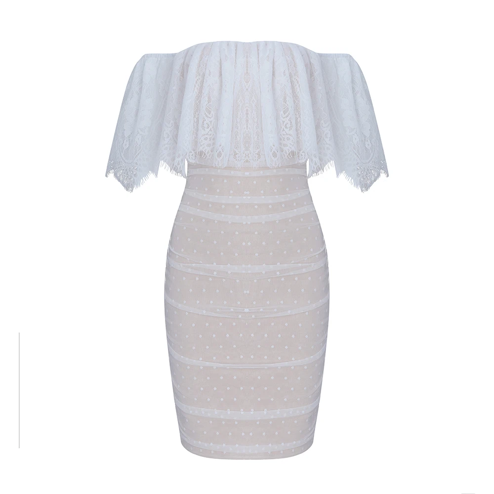 2019 New Women elegant black white lace slash neck off shoulder dress Vestidos Celebrity Evening Party Bodycon Bandage Dresses
2019 New Women elegant black white lace slash neck off shoulder dress Vestidos Celebrity Evening Party Bodycon Bandage Dresses