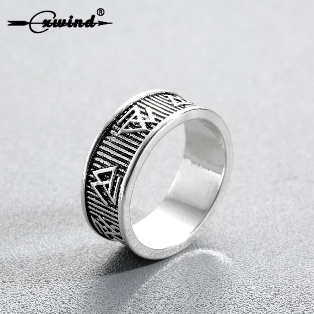 Cxwind Vintage Valknut Ring Scandinavn Odin Symbol Norse Viking Mens Boys Biker Knuckle Rings Fashion Statement Ring Jewelry
Cxwind Vintage Valknut Ring Scandinavn Odin Symbol Norse Viking Mens Boys Biker Knuckle Rings Fashion Statement Ring Jewelry