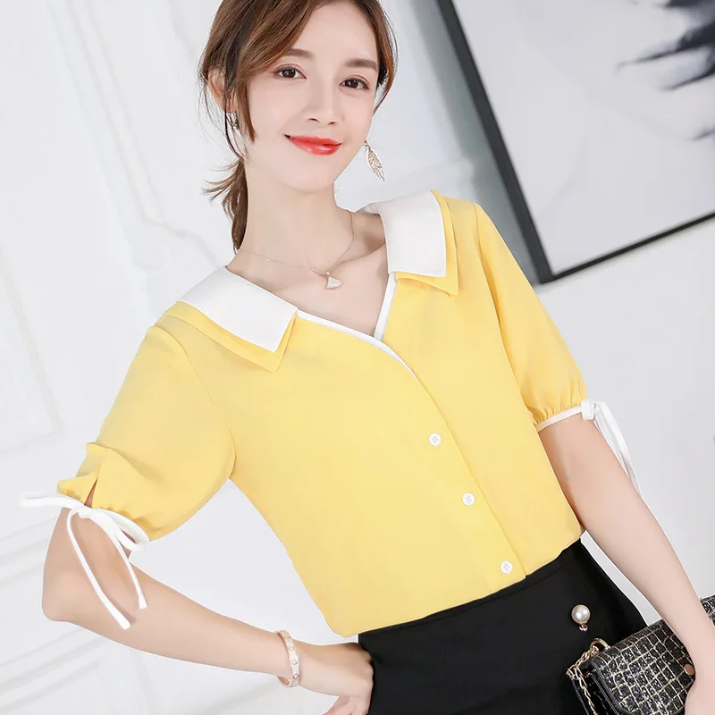 Spring Summer 2019 New Chiffon Top Slim Lace Shirt Korean Edition Fashion Bottom Shirts Women Blouse Womens Tops Skyblue Blouses
Spring Summer 2019 New Chiffon Top Slim Lace Shirt Korean Edition Fashion Bottom Shirts Women Blouse Womens Tops Skyblue Blouses