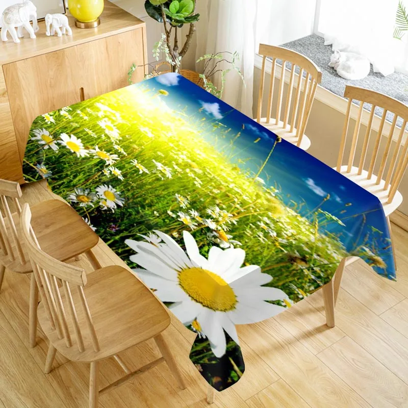 Custom Daisy Flower Daisies Table Cloth Oxford Print Waterproof Oilproof Home Rectangular Party Table Cover 100X140cm/140X250cm
Custom Daisy Flower Daisies Table Cloth Oxford Print Waterproof Oilproof Home Rectangular Party Table Cover 100X140cm/140X250cm