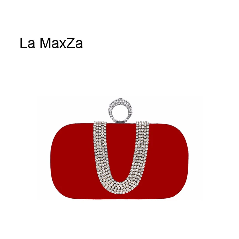 Фото La Маца Для женщин модные замшевые сумки Роскошный алмазные - купить