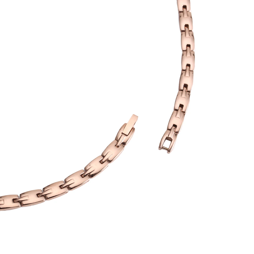 Wollet Jewelry Rose Gold 316L Stainless Steel Necklace Pendant for Women CZ Stone Hematite Germanium Prong Setting 48cm 0.65cm
Wollet Jewelry Rose Gold 316L Stainless Steel Necklace Pendant for Women CZ Stone Hematite Germanium Prong Setting 48cm 0.65cm