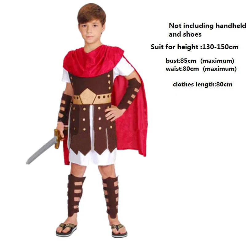 Boy Kids Ancient Rome Italy Warrior Soldier Cosplay Costume Fancy Dress Outfit Carnival Masquerade Party Costumes Purim
Boy Kids Ancient Rome Italy Warrior Soldier Cosplay Costume Fancy Dress Outfit Carnival Masquerade Party Costumes Purim