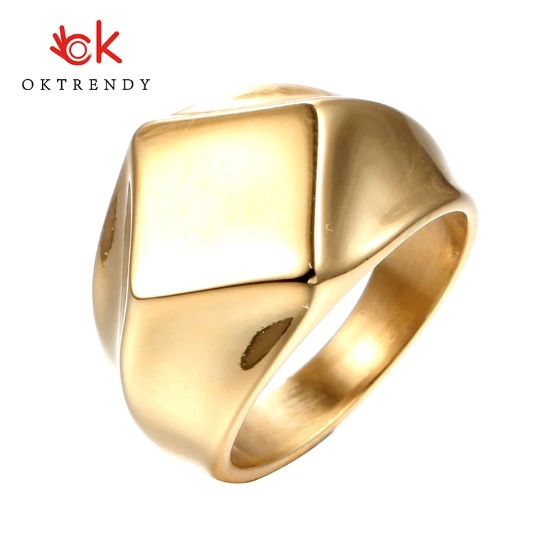 Oktrendy Men's Ring Rock Punk Smooth 316L Stainless Steel Irregular Design Golden Hip Hop Rings For Men Party Jewelry Wholesale
Oktrendy Men's Ring Rock Punk Smooth 316L Stainless Steel Irregular Design Golden Hip Hop Rings For Men Party Jewelry Wholesale