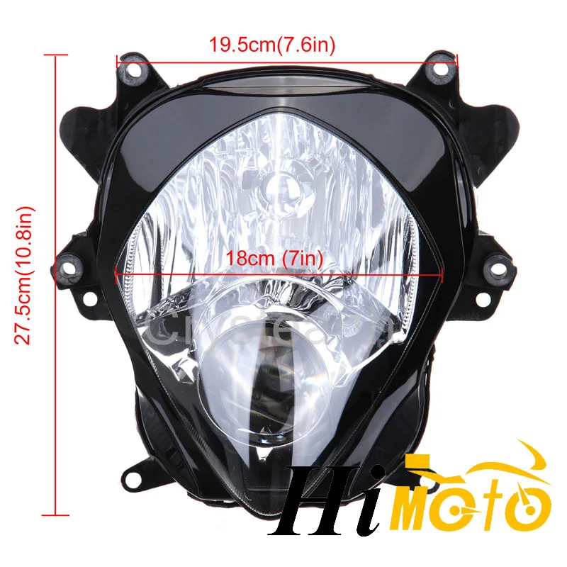 For Suzuki GSXR1000 GSXR GSX-R1000 2007 2008 K7 K8 Motorcycle Motorbike Headlight Head Light Lamp Headlamp Housing Assembly Kit
For Suzuki GSXR1000 GSXR GSX-R1000 2007 2008 K7 K8 Motorcycle Motorbike Headlight Head Light Lamp Headlamp Housing Assembly Kit